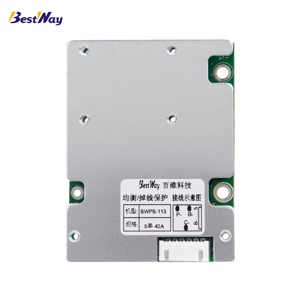 Customize Hot Selling LiFePO4 Battery 5S 40A BMS with Wires Dropped ...